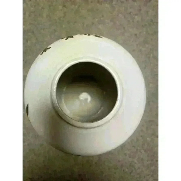 Vintage Brown/white porcelain ginger jar vase - Picture 3 of 4